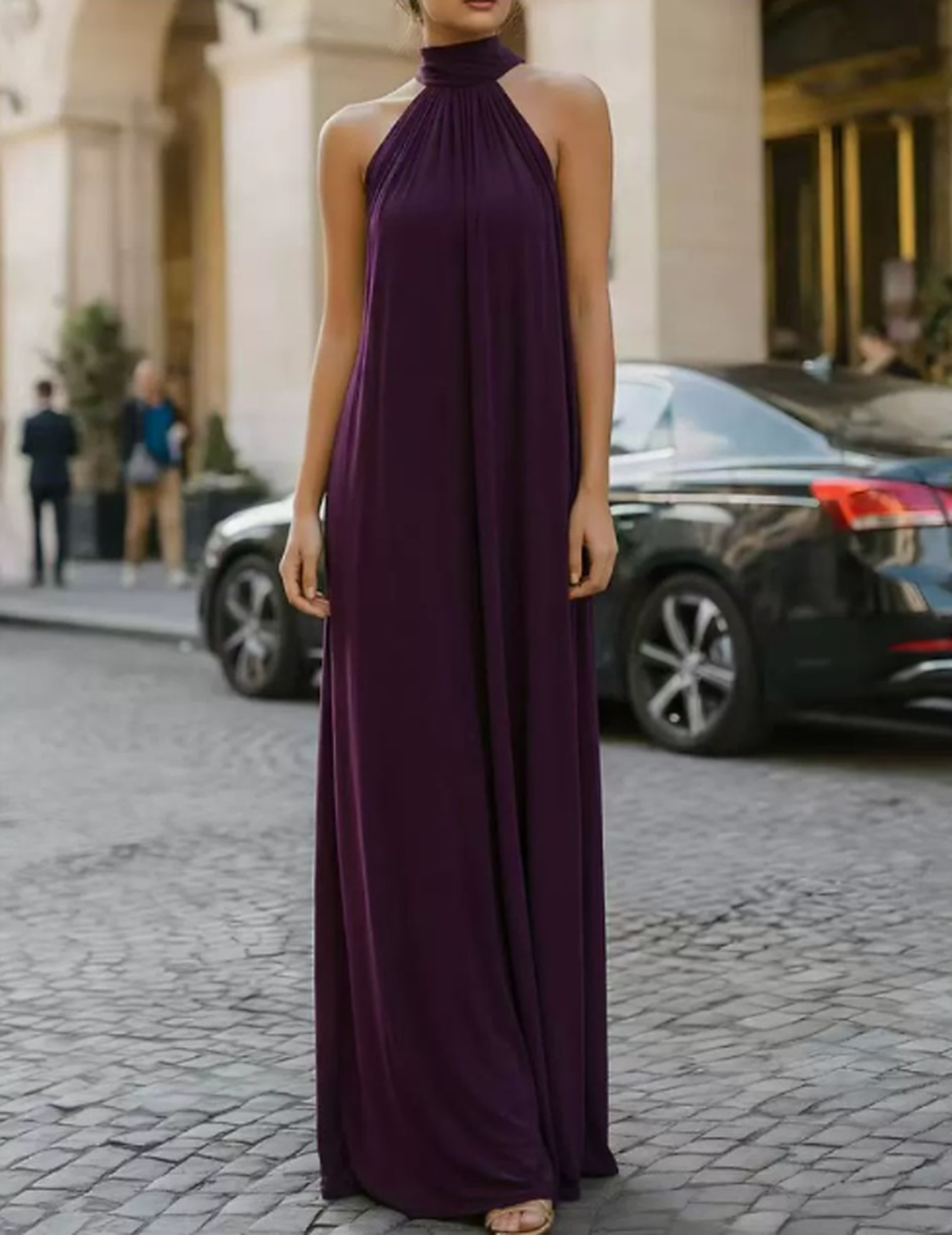 Culture® | Halterneck Satin Dress